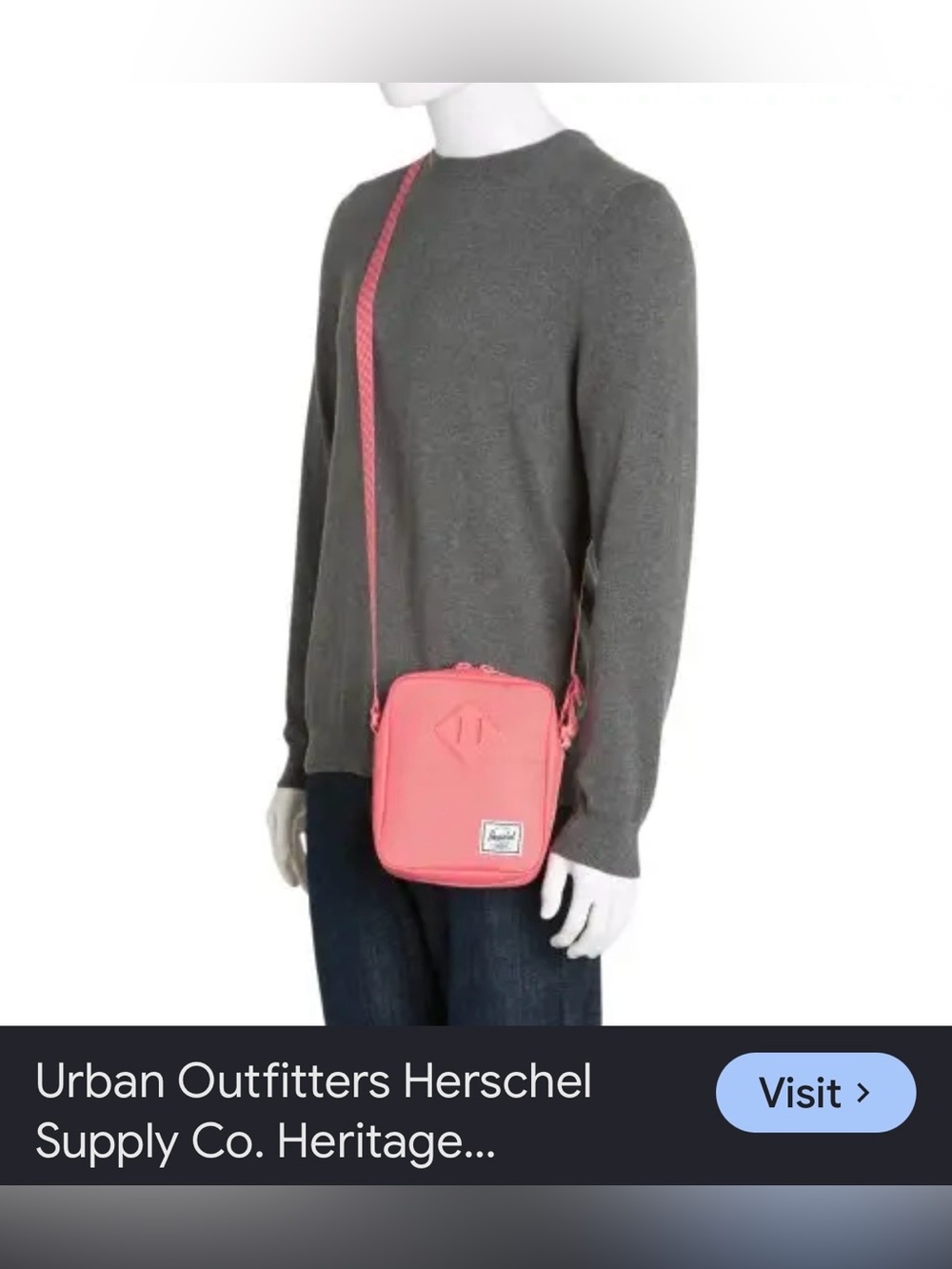 Herschel Supply Company Pink Crossbody Bag